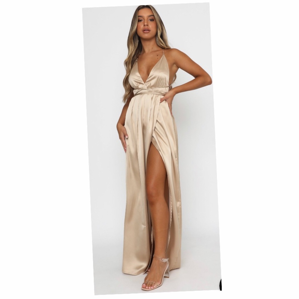 Endless Love Maxi Dress Champagne
